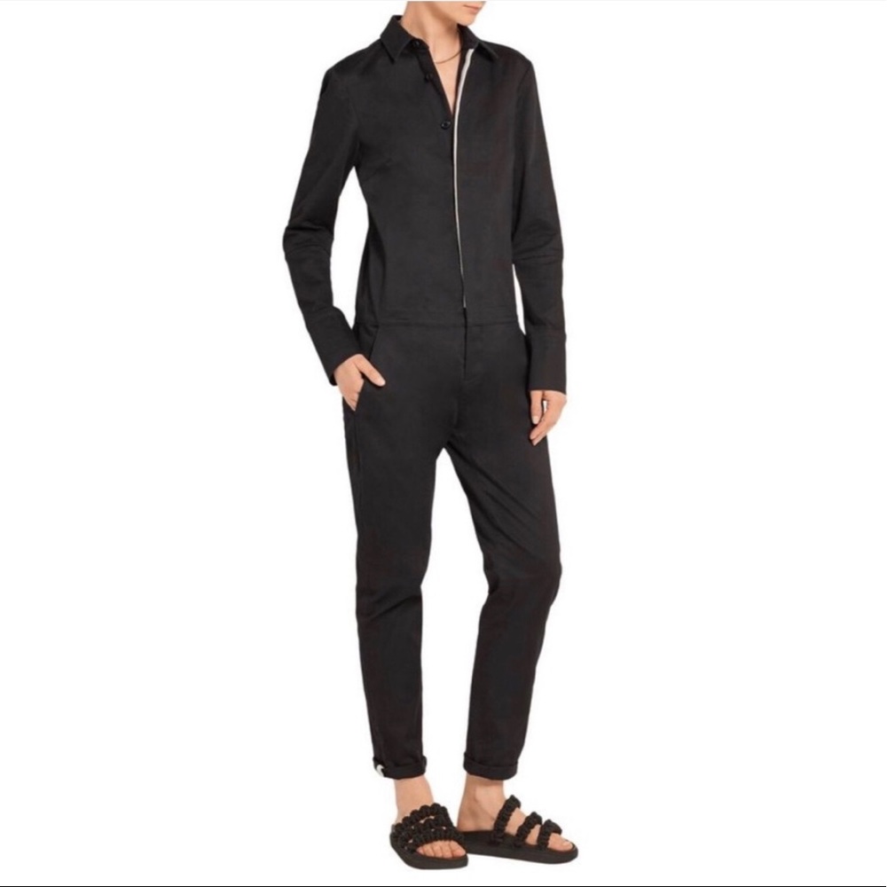 La Ligne ‘Grand Prix’ cotton twill jumpsuit